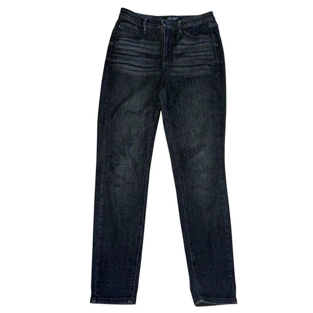 Judy Blue Avon Tummy Control Skinny Jean in Black Wash Sz 7/28. Great Condition